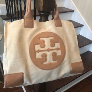 Tory Burch Metallic Ella Tote